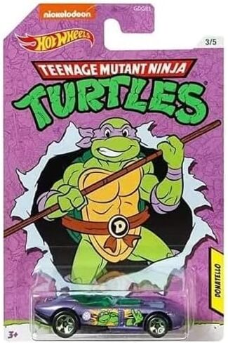 Hot Wheels Teenage Mutant Ninja Turtles TMNT Complete Set of 5 Vehicles in Saudi Arabia