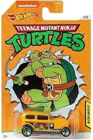 Hot Wheels Teenage Mutant Ninja Turtles TMNT Complete Set of 5 Vehicles in Saudi Arabia