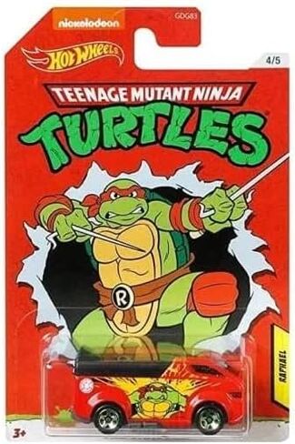 Hot Wheels Teenage Mutant Ninja Turtles TMNT Complete Set of 5 Vehicles in Saudi Arabia