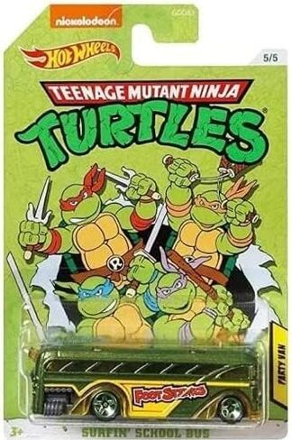 Hot Wheels Teenage Mutant Ninja Turtles TMNT Complete Set of 5 Vehicles in Saudi Arabia