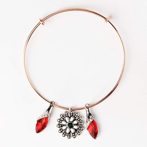 سانسينغ 20 قطعة من الاساور المعدنية، سوار سلسلة قابلة للتمدد من نوع الحلقة، سوار من الستانلس ستيل قابل للتعديل، سوار قلادة مجوهرات يمكنك صنعه بنفسك، سوار للنساء (2.6 انش) in Kuwait