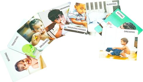B4BRAIN Activities of Daily Living (ADL) Cards 1-2 Year for Brain Development Designed by Experts in Saudi Arabia