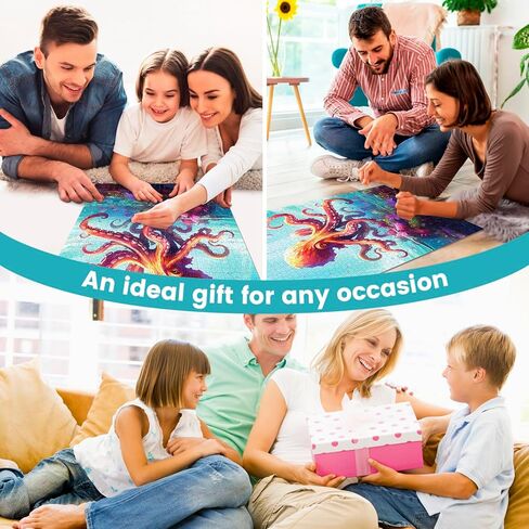 ألغاز Edsjegn للبالغين 1000 قطعة، ألغاز للكبار، ألغاز 1000 قطعة، ألغاز الصور المقطوعة 1000 قطعة، ألغاز الأخطبوط المرجاني، ألغاز 1000 قطعة، ألعاب ألغاز in Kuwait