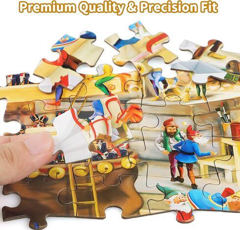 ألغاز Alagoo 100 قطعة للأطفال من سن 4 إلى 8 سنوات، ألغاز عيد الميلاد في ورشة سانتا للأطفال، أحجية الصور المقطوعة للأطفال من سن 3 إلى 5 سنوات، ألغاز الأطفال من سن 6 إلى 8 سنوات، 4-6 سنوات، ألغاز تخزين الصور المقطوعة (15 بوصة × 10 بوصة) in Kuwait