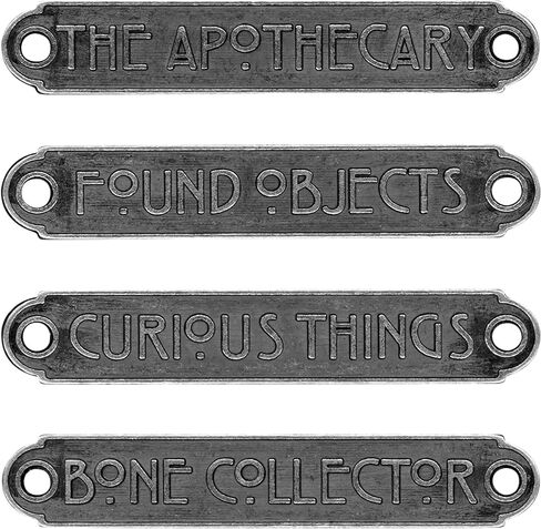 Tim Holtz 2021 Halloween Idea-Ology, Word Plaques 94164، فضي in Saudi Arabia