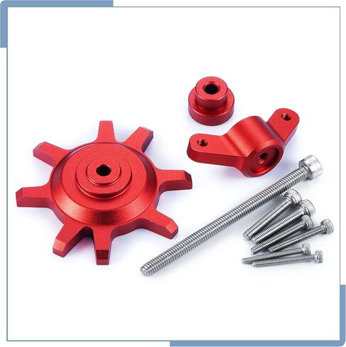 أداة إطارات Zolikar RC 1.9 إطارات 2.2 مجموعة أدوات تركيب وإزالة الإطارات الزاحفة لسيارة زاحفة RC بمقياس 1/10 1.9/2.2 عجلات خرز، أحمر in Kuwait
