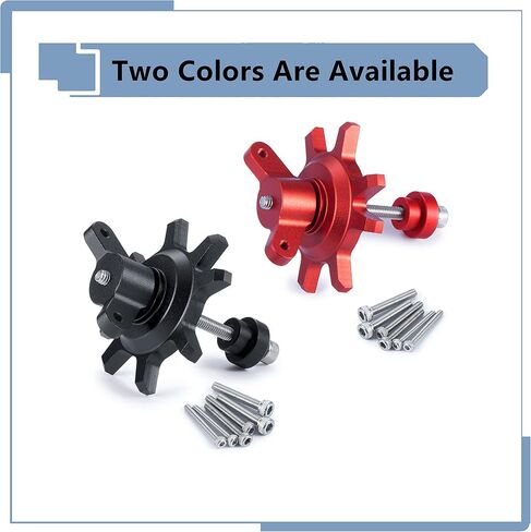 أداة إطارات Zolikar RC 1.9 إطارات 2.2 مجموعة أدوات تركيب وإزالة الإطارات الزاحفة لسيارة زاحفة RC بمقياس 1/10 1.9/2.2 عجلات خرز، أحمر in Kuwait