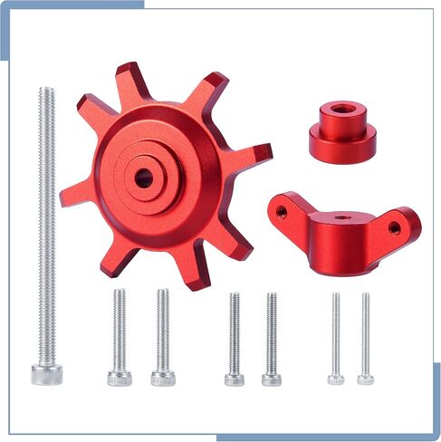 أداة إطارات Zolikar RC 1.9 إطارات 2.2 مجموعة أدوات تركيب وإزالة الإطارات الزاحفة لسيارة زاحفة RC بمقياس 1/10 1.9/2.2 عجلات خرز، أحمر in Kuwait