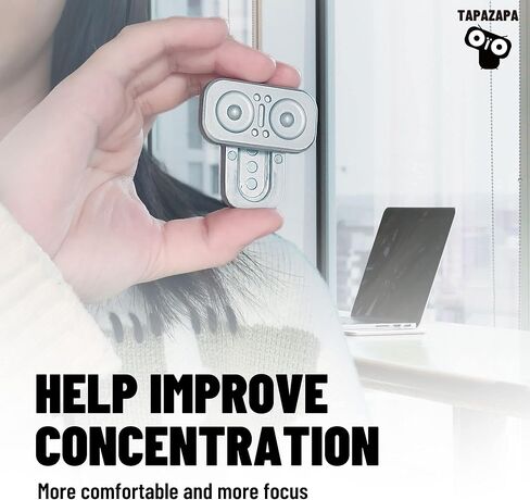 ألعاب تابازابا المعدنية، ألعاب البومة المعدنية للبالغين، لعبة EDC فيدجيت، منزلق مغناطيسي ADHD ألعاب تخفيف التوتر اللمسي، لعبة مكتب عيد الميلاد للرجال (أسود)... in Kuwait