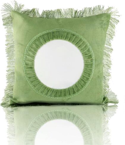 قطعتان من أكياس وسائد التسامي، أغطية وسائد فارغة مقاس 22 × 18 بوصة مع سحاب غير مرئي على شكل قلب أغطية وسائد مخملية ناعمة للاستخدام بنفسك وطباعة نقل الحرارة (بدون حشوات وسادة) in Kuwait