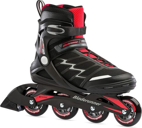 Bladerunner by Rollerblade Advantage Pro XT Men's Adult Fitness Inline Skate, Black and Red, Inline Skates ,12 in Saudi Arabia