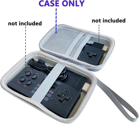 RAWECUD Hard Carrying Case for CICYSTORE Retro Game Console, Travel Storage Box for 1500+ Classic Video Games Stick (Case Only) in Kuwait