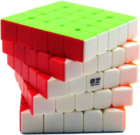 Moruska Qiyi 5x5 Speed Cube Stickerless 5X5X5 Cube Puzzle Toy 62mm - Qiyi Qizheng S in Kuwait