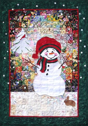 Whims Watercolor Quilt Kits Let it Snowman Quilting Supplies in Kuwait
