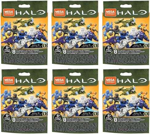 حقيبة مجموعة هالو إنفينيت من ميجا كونستركس (مجموعة من 6 قطع) in Kuwait