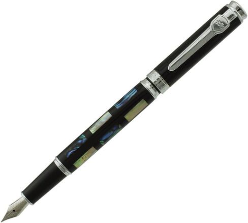 Jinhao 8802 قلم حبر على شكل صدفة البحر ذو طرف منحني، قلم Fude ذو حجم رفيع إلى واسع مع مجموعة حقيبة أقلام in Kuwait