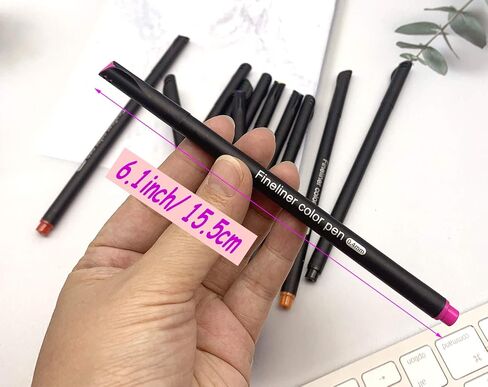 Yansanido 100 Pcs 100 Colors Fine Point Line Drawing Pens, 0.4mm of Pen Point for Painting, School and Office Supplies (100 colors) in Saudi Arabia