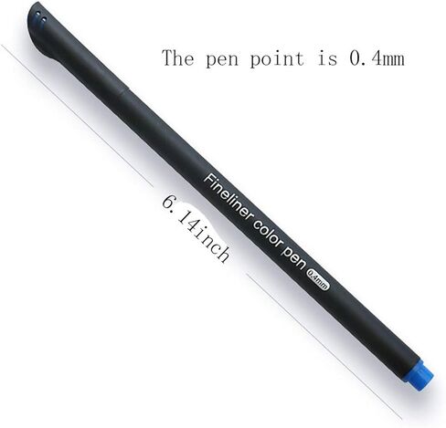 Yansanido 100 Pcs 100 Colors Fine Point Line Drawing Pens, 0.4mm of Pen Point for Painting, School and Office Supplies (100 colors) in Saudi Arabia