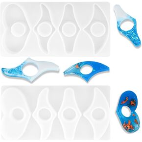 2 Pack Bookmark Making Molds Silicone Epoxy Resin Molds for Thumb Book Page Holder DIY Art Casting Book Decor Tool for Readers Book Lovers in Saudi Arabia