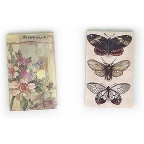 120 ورقة من ورق مواد سجل القصاصات على شكل فراشة عتيقة، ورق قصاصات، ورق حرفي تزييني جمالي، من أجل لوازم تزيين مجلة اليوميات غير المرغوب فيها DIY Craft in Kuwait