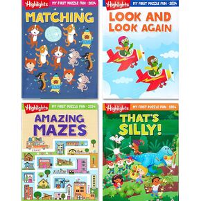 My First Puzzle Fun 2026 Activity Book Set with Mazes, Matching and More, Kids Puzzle Books for Travel, Learning and Screen-Free Play for Kids 3-6 in Saudi Arabia
