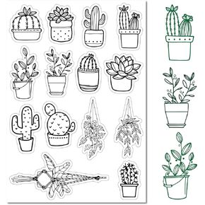 CRASPIRE Animals Clear Rubber Stamps Plants Word Transparent Vintage Sleeping Rabbit Bear Merlion Squirrel Fox Hazelnut Tree Root Postmark Silicone Seals Stamp Journaling Card Making DIY Scrapbooking in Kuwait