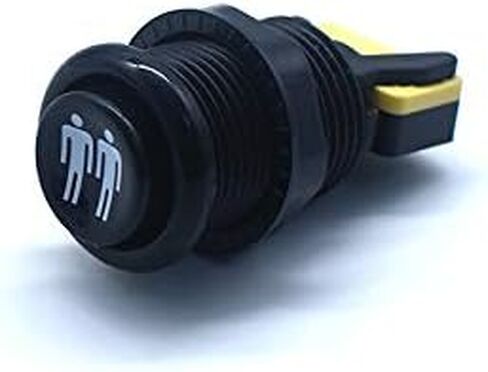 Arcity 4 Pcs Arcade Game Player Start Push Button 1P 2P 3P 4P Player Happ Style Standard American Type with Microswitch Jamma MAME Machine Console Parts White DIY New in Kuwait