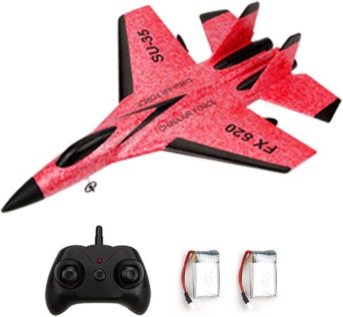 طائرة GoolRC FX620 RC، طائرة تحكم عن بعد 2.4 جيجا هرتز، طائرة RC بقناتين، نموذج طائرة شراعية SU-35 RC مع جيروسكوب ثلاثي المحاور، ألعاب طيران خارجية للأطفال والكبار (أصفر) in Saudi Arabia