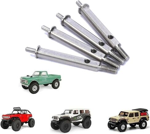 RCAWD Drive Stub Axles Wheel Axles #45 Steel for RCAWD Portal Axle for Axial SCX24 Wrangler Bronco Gladiator C10 Deadbolt AX24 XC-1 4WS Upgrade Parts in Saudi Arabia