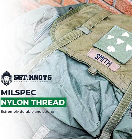 خيط الخياطة SGT KNOTS #69 Milspec - درجة عسكرية، خيط نايلون مربوط لخياطة الجلود، وإصلاح القماش والمزيد (بكرة 8oz، أوراق الشجر الخضراء، قطعة واحدة) in Kuwait