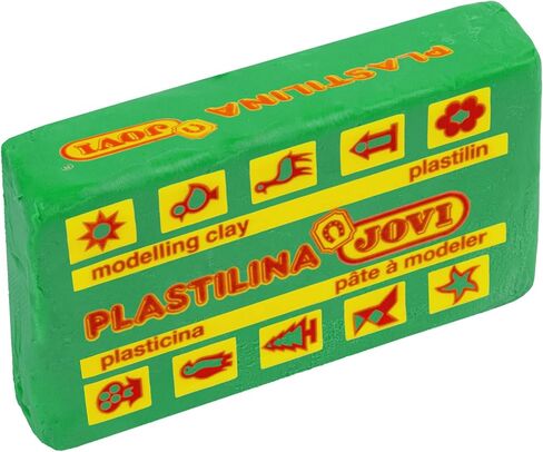 Jovi Plastilina Reusable & Non-Drying Modeling Clay; 1.75 Oz. Bars, Set of 30, Brown, Perfect for Arts & Crafts Projects in Kuwait