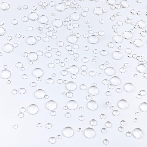 LIMAOLLY 1200 قطعة من قطرات الندى الواضحة قطرات الماء الزينة محاكاة قطرة الندى المستديرة كبوشن الراتنج قطرة الماء لتزيين سجل القصاصات DIY حافظة الهاتف الخلوي صنع البطاقات in Kuwait