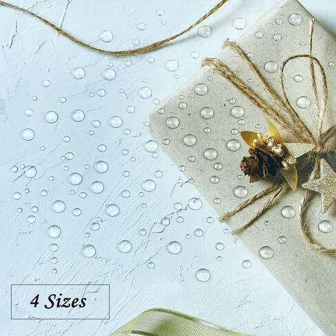 LIMAOLLY 1200 قطعة من قطرات الندى الواضحة قطرات الماء الزينة محاكاة قطرة الندى المستديرة كبوشن الراتنج قطرة الماء لتزيين سجل القصاصات DIY حافظة الهاتف الخلوي صنع البطاقات in Kuwait