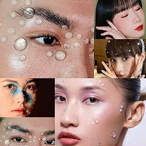 LIMAOLLY 1200 قطعة من قطرات الندى الواضحة قطرات الماء الزينة محاكاة قطرة الندى المستديرة كبوشن الراتنج قطرة الماء لتزيين سجل القصاصات DIY حافظة الهاتف الخلوي صنع البطاقات in Kuwait