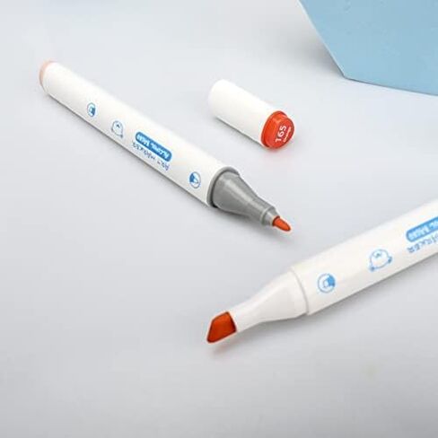 اقلام تلوين فنية من جي كولور مكونة من 60 لون للاطفال والكبار، فرشاة وازميل مزدوجة الاطراف من موردي المدارس والفنون، اقلام رسم للرسم والتلوين والرسم مع حقيبة حمل in Kuwait