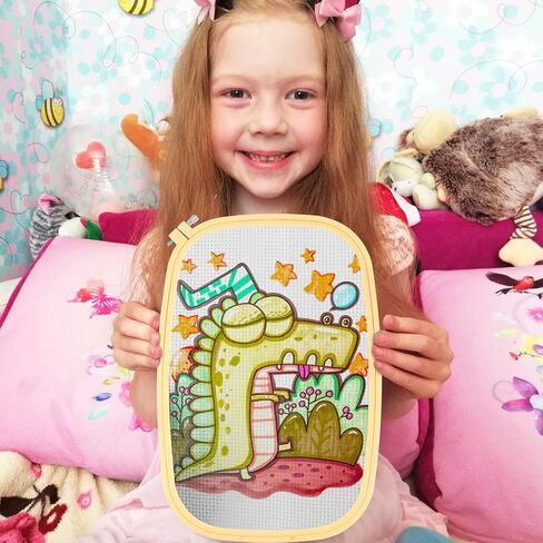 5 قطع من اطواق التطريز من بلاستيك ايه بي اس، اطواق ابرة التخريم 5 انش 6 انش 10 انش 12 انش 15 انش لتزيين العطلات والحرف اليدوية والخياطة اليدوية (5 الوان) in Kuwait