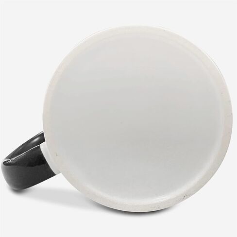 DSRTE Sublimation Coffee Mugs with Black Color Handle and Inner 11oz Sublimation Blanks Ceramic Coffee Cups for Cricut Mug Press,Set of 12 in Saudi Arabia
