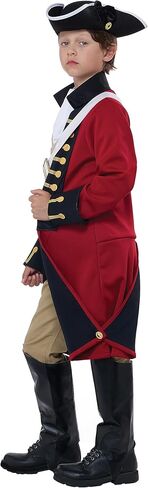Boys British Redcoat Costume Large (10-12) in Kuwait