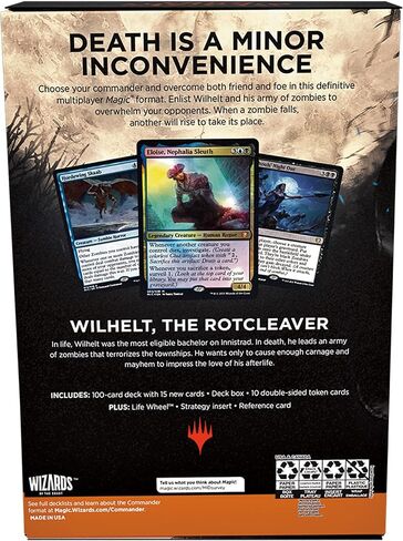 Magic: The Gathering Innistrad: Midnight Hunt Commander Deck – Undead Unleashed (Blue-Black) in Saudi Arabia