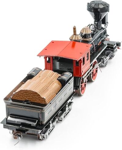 Metal Earth Fascinations Wild West 4-4-0 Locomotive 3D Metal Model Kit Bundle with Tweezers in Saudi Arabia