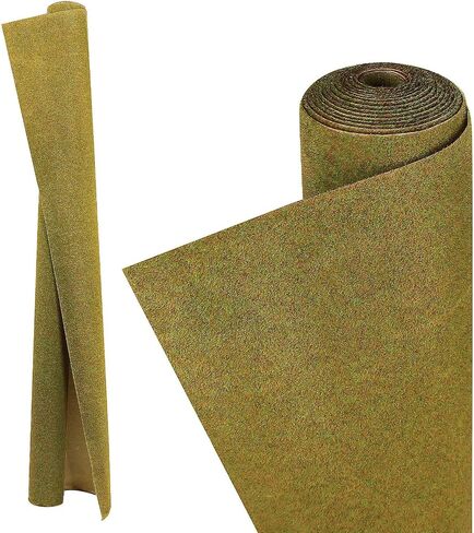 Artificial Model Grass Mat Trains Dark Green 100 x 250cm or 39"x 98"for Decoration Kids Craft Scenery Model DIY CP122 in Saudi Arabia
