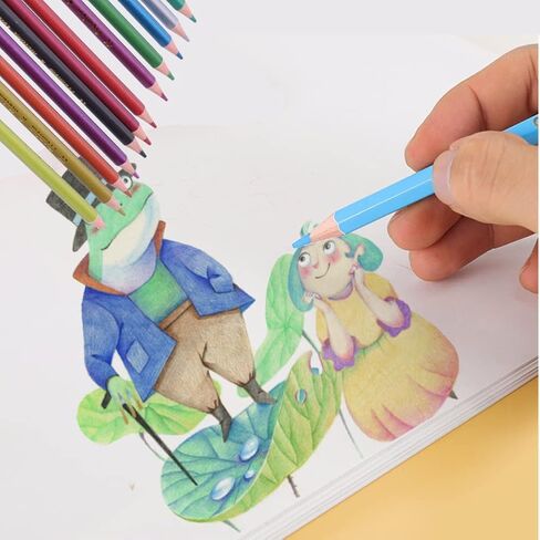 12Pcs Colored Pencils Professional Sketching Drawing Pencil Metallic or Fluorescent 12‑Color Pencils Sketch Graffiti Painting Pencil (#1) in Saudi Arabia