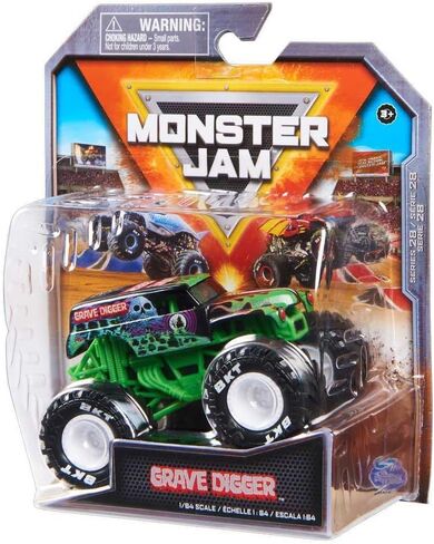 Monster Jam 2023 Spin Master 1:64 Diecast Truck Series 28 Legacy Trucks Grave Digger in Saudi Arabia