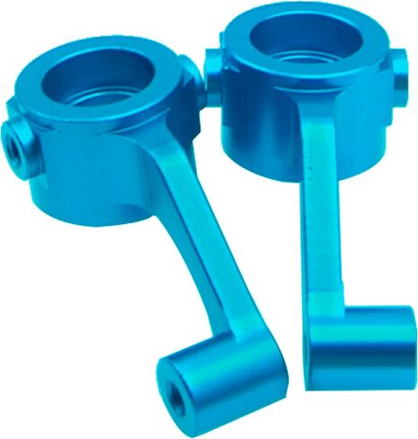 Vgoohobby كتل العجلات المعدنية وكتل التوجيه وحاملات المحور كعب استبدال ECX234000 المتوافقة مع ECX 1/10 2WD Ruckus Axe Brutus Circuit AMP MT/DB Crush RC Buggy Tuck Hop-Up Parts in Saudi Arabia