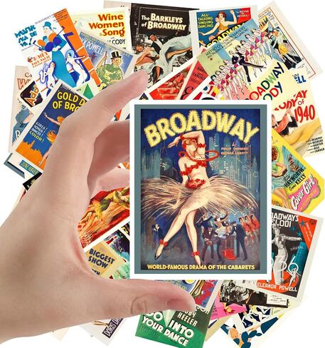 Large Stickers (24 pcs 2.5"x3.5") Vintage Circus Animals and Horses Vintage Posters in Kuwait