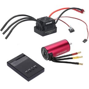 GoolRC الأصلي S3670 2850KV محرك بدون فرشاة بدون مستشعر 120A بدون فرشاة ESC ومجموعة بطاقة البرنامج لشاحنة سيارة RC 1/8 in Kuwait