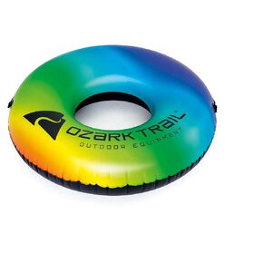 Ozark Trail River Tube , Inflatable Water Float Loungh Device for Pool , Lake , Outdoor Fun Sport and Activities , Rainbow Multi Colors in Saudi Arabia