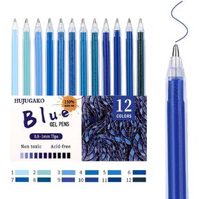 Rainbow Gel Pens, 18 Colored Mixing of 3 Colors Magic Pens with Glitter Crystal Pastel,150% More Ink for Adults Coloring Books Drawing Doodling Crafts Scrapbooks Bullet Journaling
