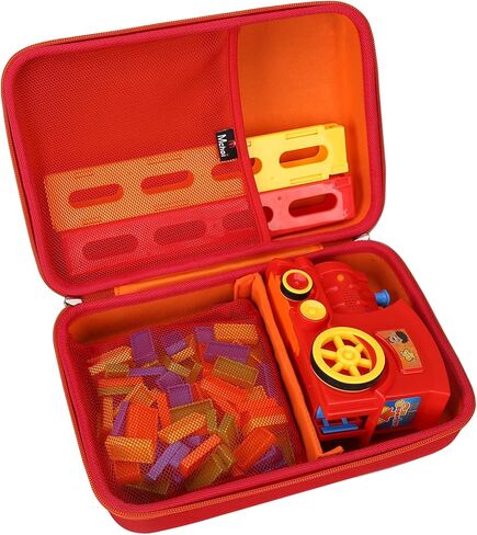 Mchoi Hard Case Suitable for Domino Train Set for Kids, Domino Train Toy Machine, Shockproof Domino Train Toy Machine Protective Case, Case Only in Saudi Arabia