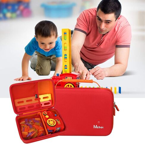 Mchoi Hard Case Suitable for Domino Train Set for Kids, Domino Train Toy Machine, Shockproof Domino Train Toy Machine Protective Case, Case Only in Saudi Arabia